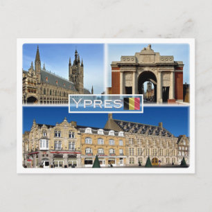 Carte Postale BE Ypres - Lakenhal, au Musée des Champs de Flandr