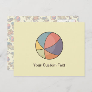Carte Postale Beach Ball