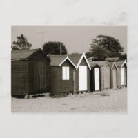 Beach Huts, Mersea Island, Essex, Angleterre