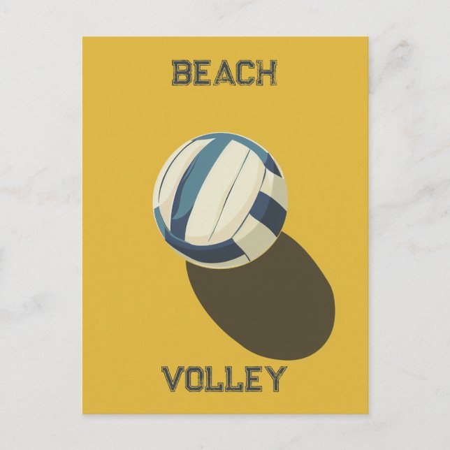 Carte Postale Beach Volleyball (Devant)