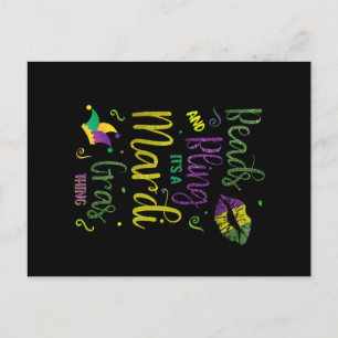 Carte Postale Beads and Bling c'est un Carnaval Mardi Gras Thing