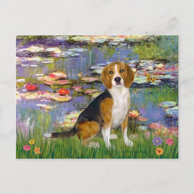 Carte Postale Beagle 7 - Lys 2 (Devant)