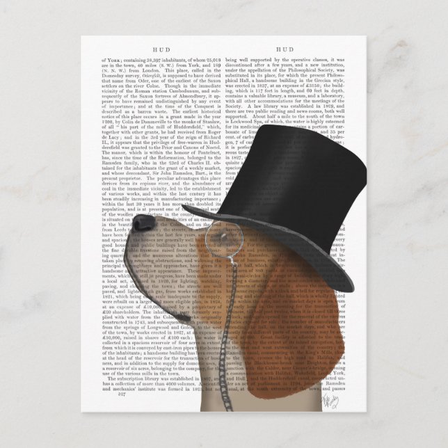 Carte Postale Beagle, Hound officiel et Casquette (Devant)