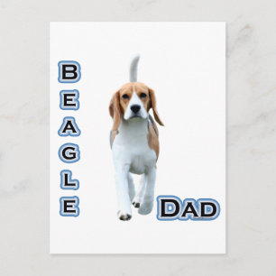 Carte Postale Beagle papa 4