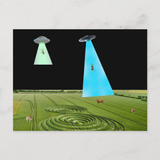 Carte Postale Beaming Up the Beef Postcard