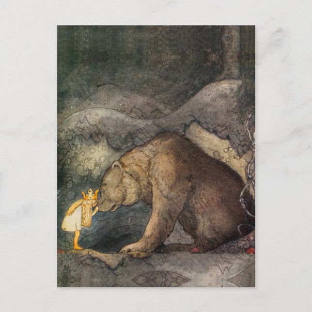 Carte Postale Bear Kiss (Devant)