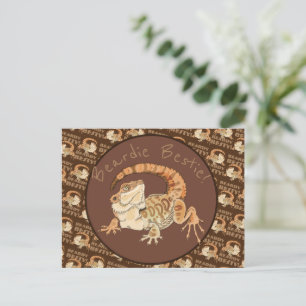 Carte Postale Beardie Bestie !