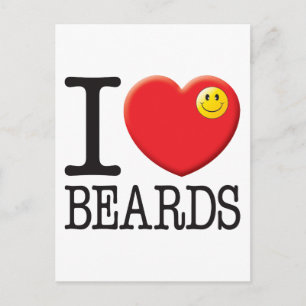 Carte Postale Beards Love