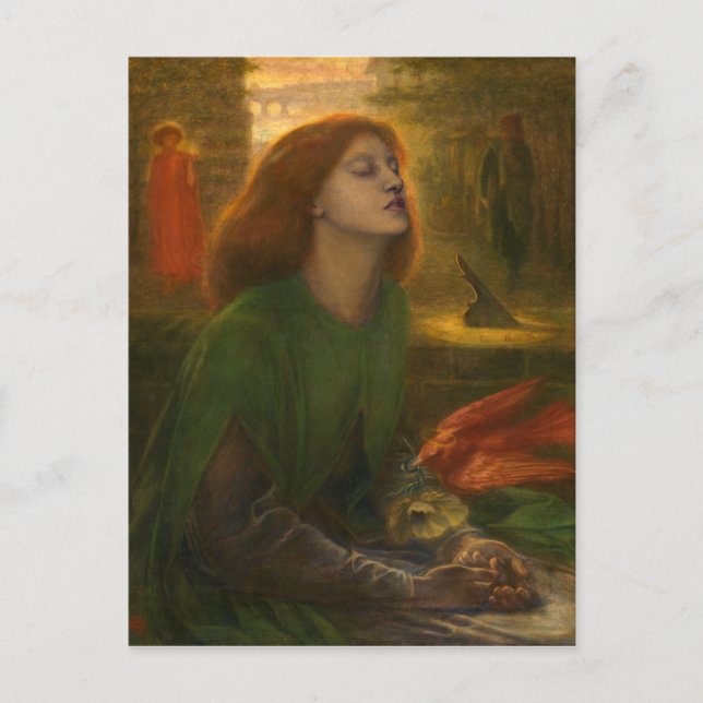 Carte Postale Beata Beatrix - Dante Gabriel Rossetti (Devant)
