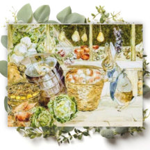 Beatrix Potter Benjamin Bunny Green Grocer