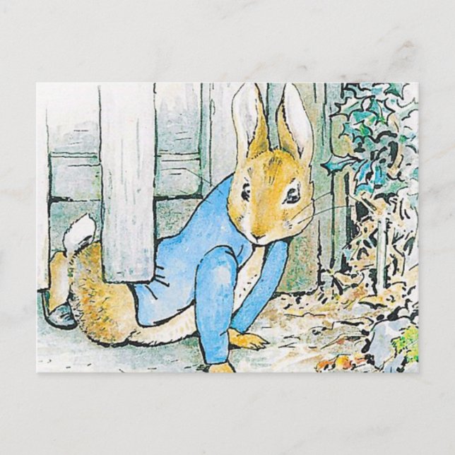Carte Postale Beatrix Potter - Illustration de lapin (Devant)