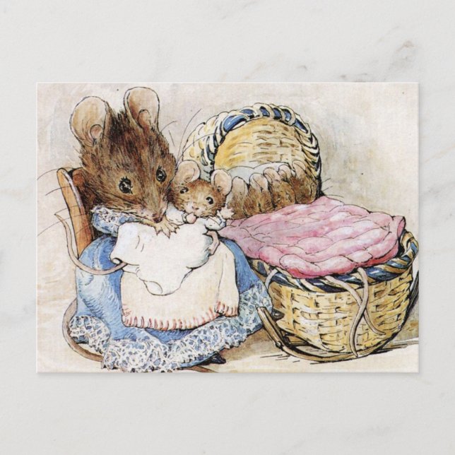 Carte Postale Beatrix Potter, Livres d'histoire pour enfants, Cu (Devant)