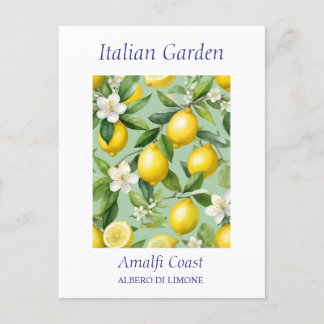 Carte Postale Beau Aquarelle Lemon Tree