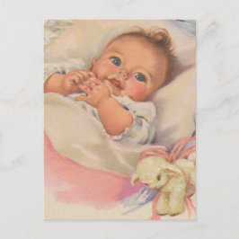Carte Postale Beau bébé souriant Vintage