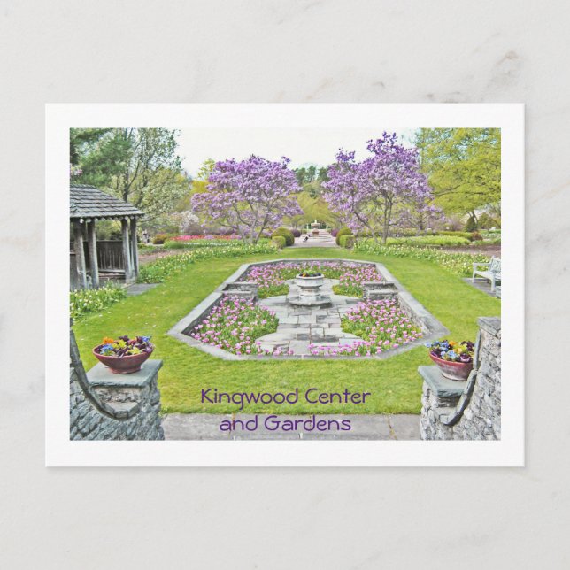 carte postale /BEAU CENTRE DE KINGWOOD ET JARDINS (Devant)