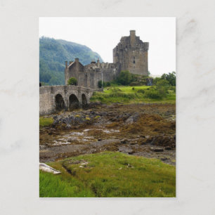 Carte Postale Beau château d'Eileen Donan à Dornie occidental 2