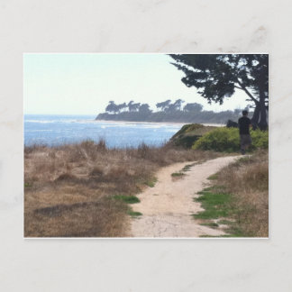 Carte Postale Beau ciel clair à la plage.