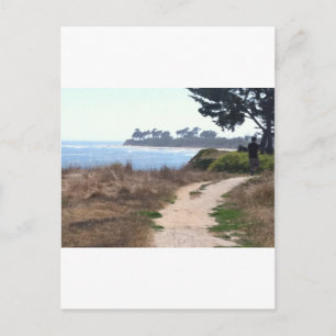 Carte Postale Beau ciel clair à la plage.