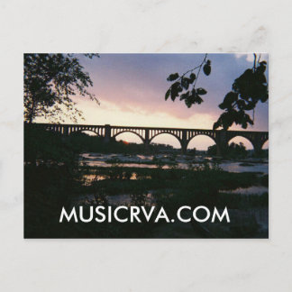 CARTE POSTALE BEAU COUCHER DE SOLEIL RICHMOND VIRGINIA