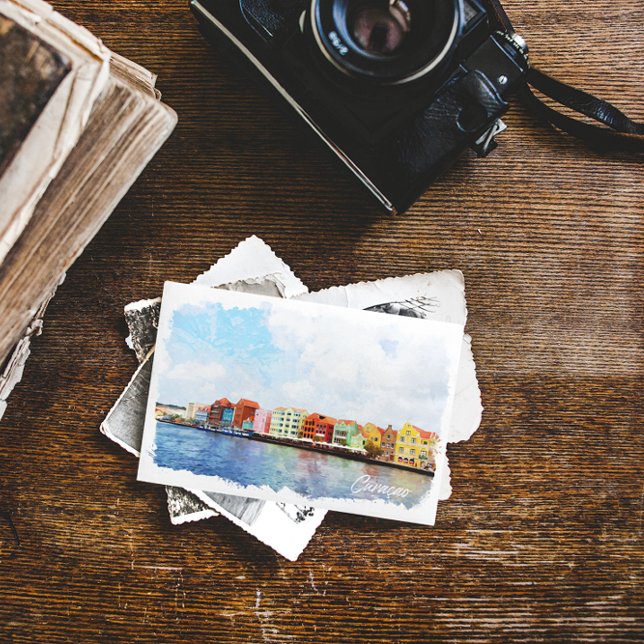 Carte Postale Beau Curacao Island Travel (curacao vintage postcard)