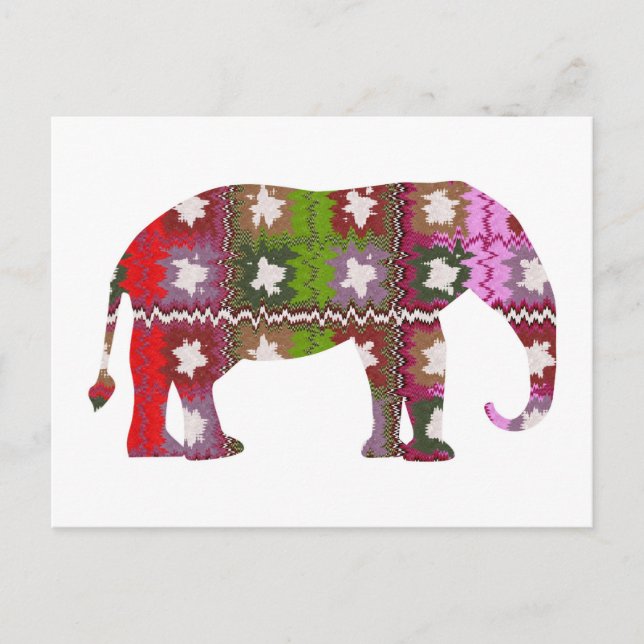 Carte Postale BEAU Elephant (Devant)