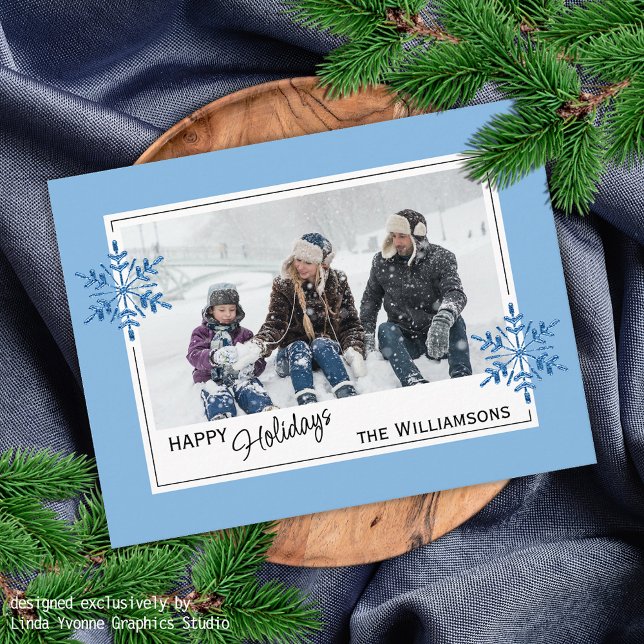 Carte Postale Beau Faux Parties scintillant Faux Flugles De Neig (Créateur téléchargé)