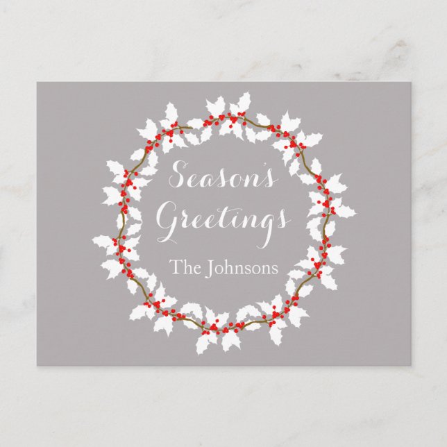 Carte Postale Beau Joyeuses Fêtes (Devant)