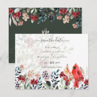Beau Mariage ROUGE CARDINAL Oiseaux