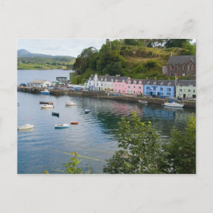 Carte Postale Beau port et voiliers avec réflexions en 2