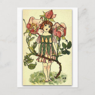 Carte Postale Beau Rose de chien par NELLIE BENSON