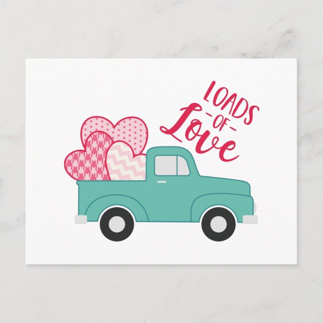 Carte Postale Beaucoup D'Amour (Devant)