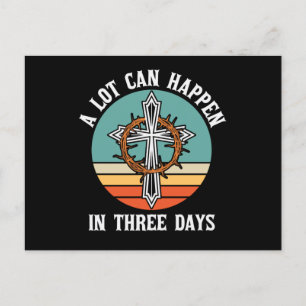 Carte Postale Beaucoup Peuvent Arriver En 3 Jours Pâques Jésus-C