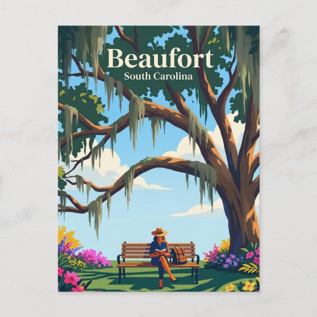 Carte Postale Beaufort États-Unis (Devant)