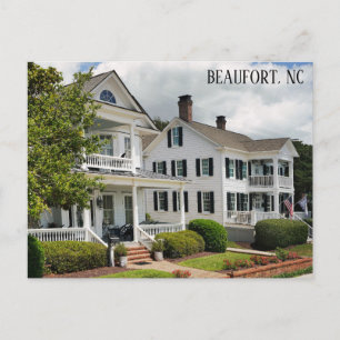 Carte Postale Beaufort North Carolina Historic Homes Travel