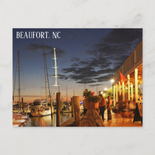 Carte Postale Beaufort North Carolina Waterfront Travel