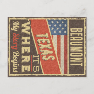 Carte Postale Beaumont Texas