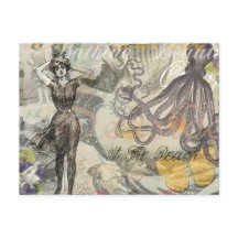 Beauté de bain victorienne Kraken Surréalisme Vint