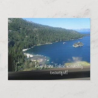 Carte Postale Beauté du lac Tahoe