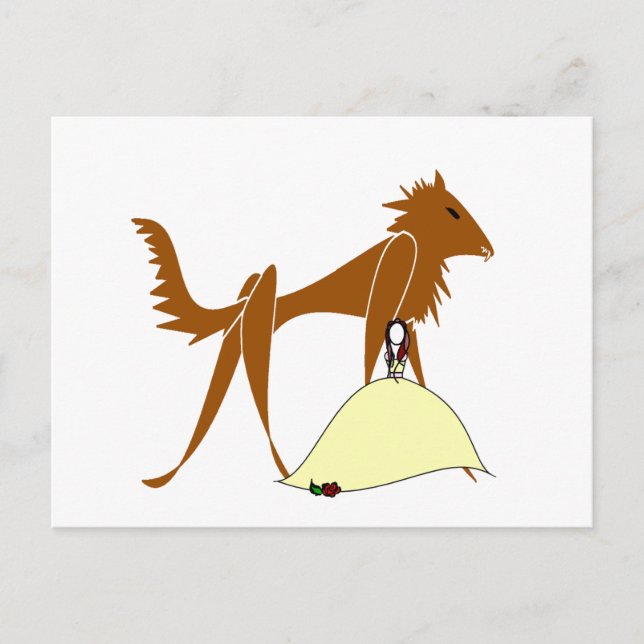 Carte Postale Beauté et bête (Devant)