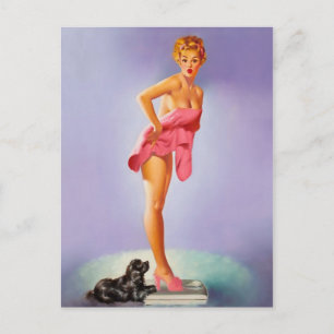 Carte Postale Beauté rétro 56