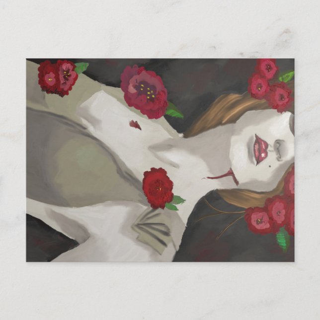 Carte Postale Beauté zombifiée (Devant)