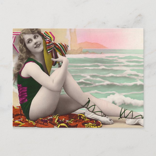 Carte Postale Beautés balnéaires du passé (Devant)