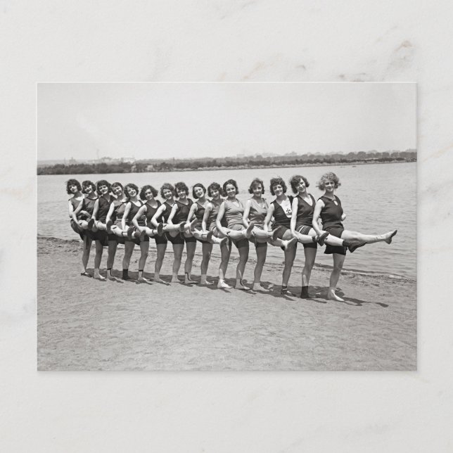 Carte Postale Beautés de bain, 1923 (Devant)