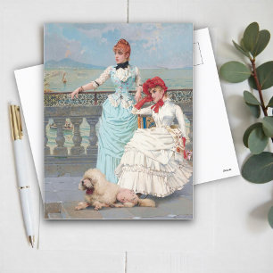 Carte Postale Beautés napolitaines par Vittorio Matteo Corcos