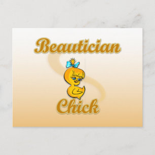 Carte Postale Beautician Chick