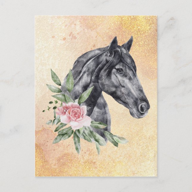 Carte Postale Beautiful Horse Head (Devant)