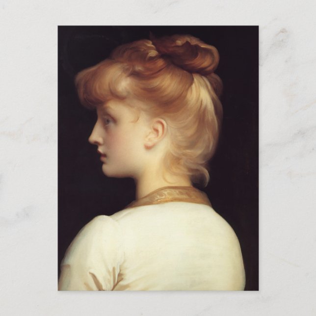 Carte Postale Beaux-arts d'une fille (Devant)