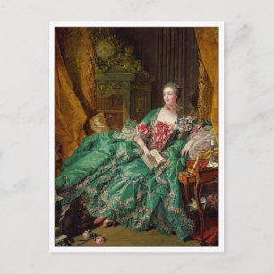 Carte Postale Beaux-Arts Madame de Pompadour par Francois Bouche