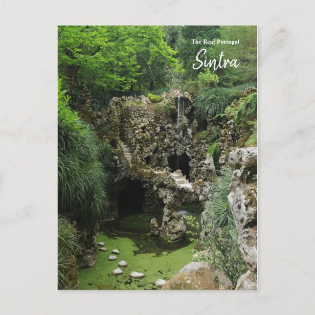 Carte Postale Beaux Jardins de Quinta da Regaleira (Devant)
