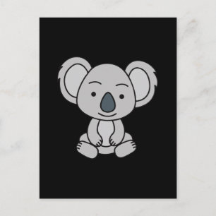 Carte Postale Bébé Cute Koala Avec Le Sourire Assis